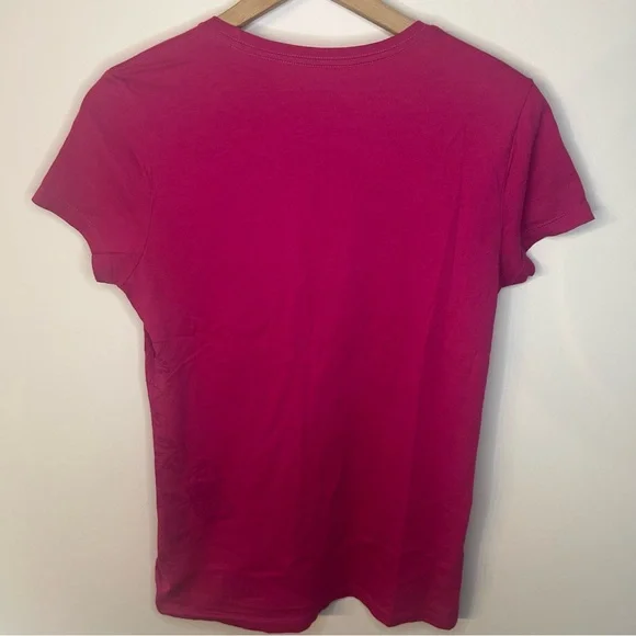 The North Face Pink Short Sleeve T-Shirt w/ Floral Side Design, Size Medium - Picture 5 of 9
